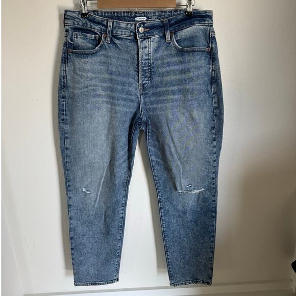 Old Navy O.G. Straight High-Rise Jeans Size 14 - Picture 1 of 6